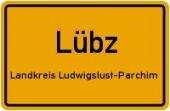 Ortseingangsschild Lübz